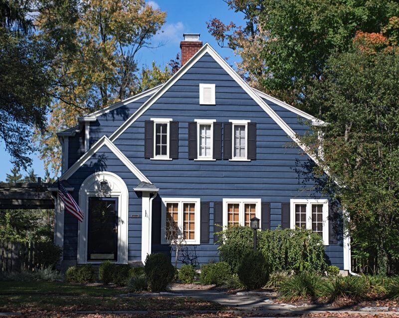 culori casa exterior albastru 1