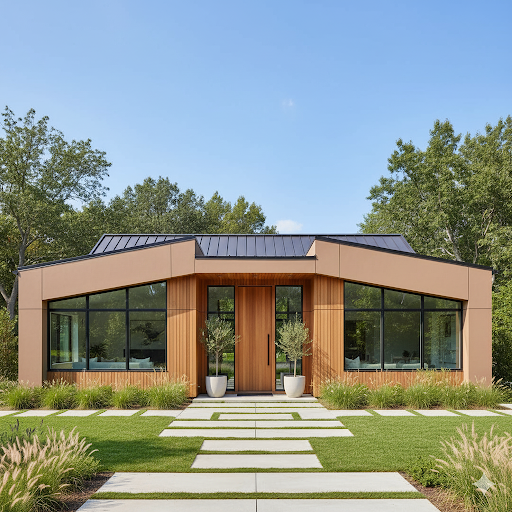 fatada-casa-cappuccino Fatada in nuanta de cappuccino