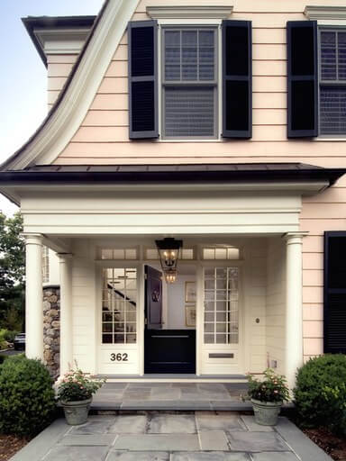 fatada-casa-roz-deschis Casa cu fatada roz deschis