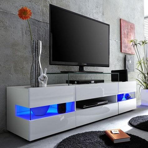 mobila standard pentru un dormitor modern - masa de televizor-comoda 2