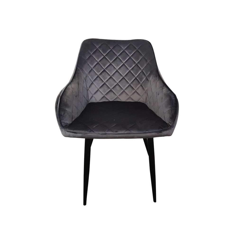scaun tapitat negru