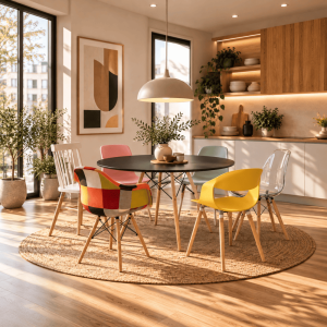 Cum alegi scaunele pentru masa de dining? Ghid de dimensiuni, confort și stil